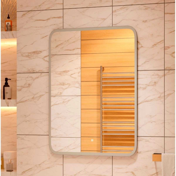 Зеркало с подсветкой Континент Glamour Led 800х1200 (ЗЛП861) Зеркало с подсветкой Континент Glamour Led 800х1200 (ЗЛП861)