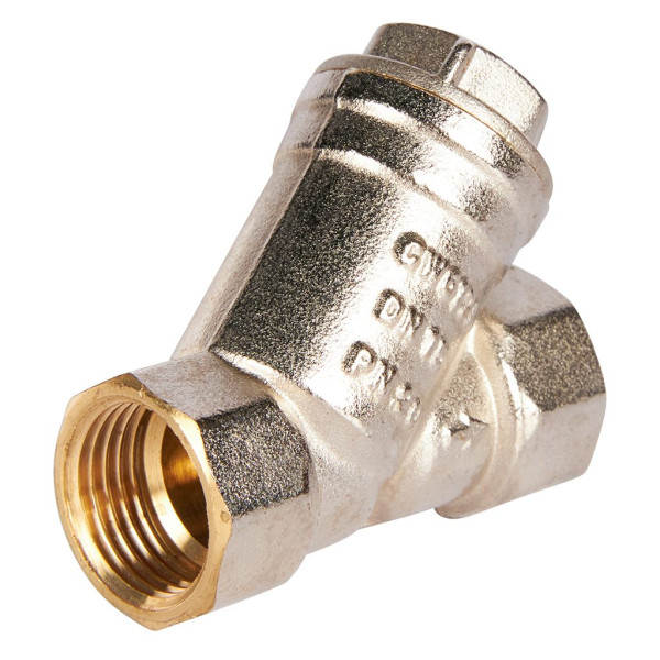 Фильтр косой 1/2" Rommer 500 мкр. (никель) RFW-0001-000015 Фильтр косой 1/2" Rommer 500 мкр. (никель) RFW-0001-000015