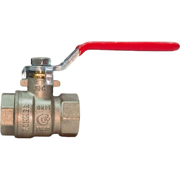Кран 1/2" ВВ шаровый Rommer (ГОСТ, красная ручка) RBV-0001-2110315 Кран 1/2" ВВ шаровый Rommer (ГОСТ, красная ручка) RBV-0001-2110315