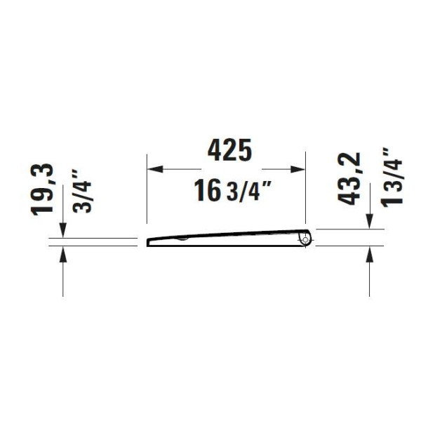 Сиденье для унитаза Duravit D-NEO (0021610000)