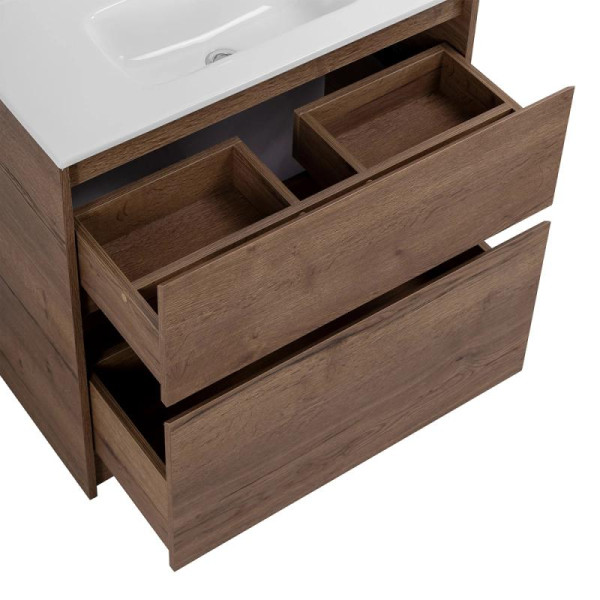 Тумба напольная BelBagno Kraft 39 800x390x830 Rovere Tabacco/матовый (KRAFT39-800/390-2C-PIA-RT)