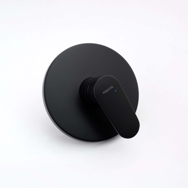 Смеситель для душа Aquatek Ника встраиваемый черный матовый (AQ1866MB)