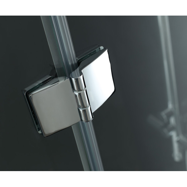 Душевая дверь Cezares Verona 160x195 R стекло матовое, профиль хром (VERONA-W-B-13-60+60/40-P-Cr-R)