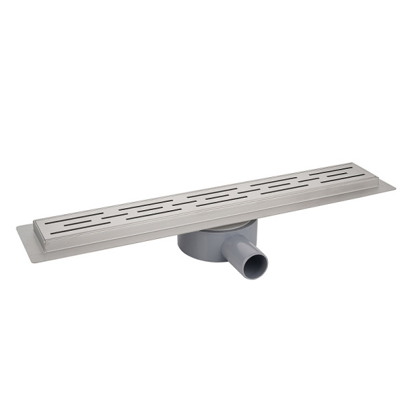 Душевой лоток горизонтальный Azario 360° 300 D40(50) с решеткой хром