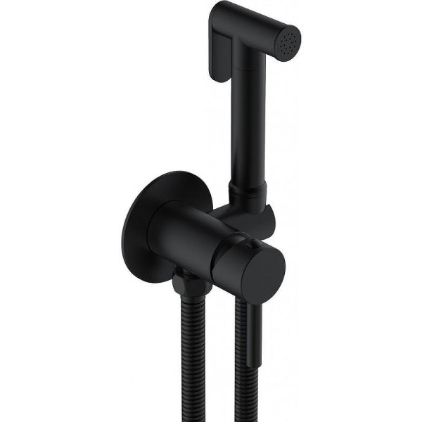 Смеситель с гигиеническим душем Cezares черный (CZR-SET-DA1-ID2-FMM120-NOP)