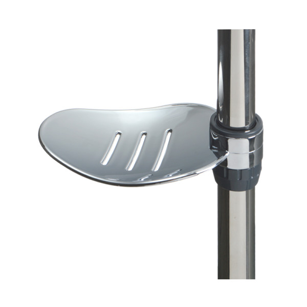 Стойка для душа Melodia 70 см диаметр 25 мм, c мыльницей, ABS, хром (MKP20119BL) Стойка для душа Melodia 70 см диаметр 25 мм, c мыльницей, ABS, хром (MKP20119BL)