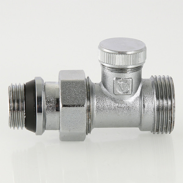 Клапан настроечный прямой 1/2"*3/4"(18) евроконус Valtec VT.020.NER (с уплотн. кольцом) (VT.020.NER.04)