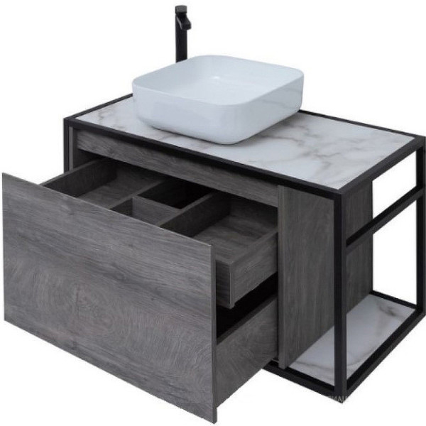 Тумба подвесная Aquanet Nova Lite Loft 90 L дуб рошелье (00261656)