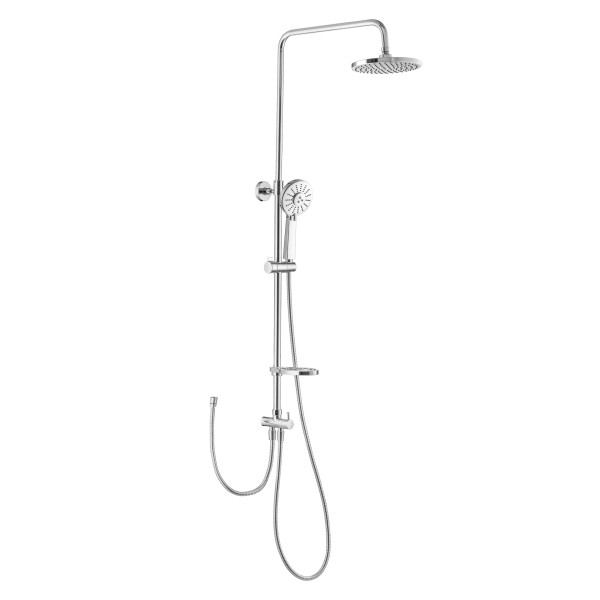 Душевой гарнитур Swedbe Calypso хром/св. серый (5063)