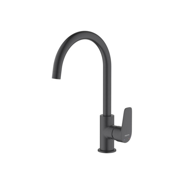 Смеситель для кухни Aquatek Бетта черный матовый (AQ1182MB)