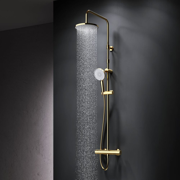 Душевая система AM.PM X-Joy с душевым набором золото (F0785A499)