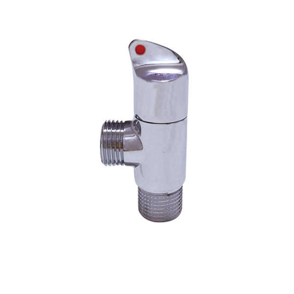 Кран угловой 1/2"*1/2" НН шаровый с чашкой Vieir (хром, декор. ручка) (VP47) Кран угловой 1/2"*1/2" НН шаровый с чашкой Vieir (хром, декор. ручка) (VP47)