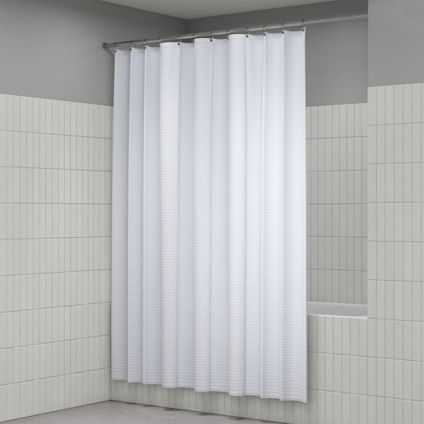 Шторка для ванн текстильная Iddis D?cor 180x200 белая (DW01P18i11)