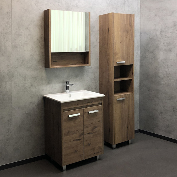 Тумба напольная Comforty дублин 610x855x465 белый глянцевый с раковиной (00-00001466) Тумба напольная Comforty дублин 610x855x465 белый глянцевый с раковиной (00-00001466)