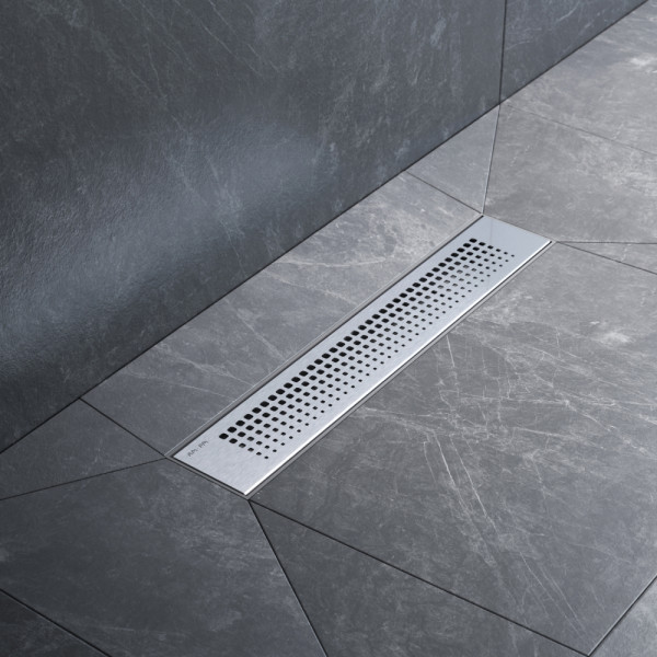 Душевой лоток AM.PM PrimeFlow линейный универс затвор Cut Gradient 40 см сталь мат (W02SC-P11-040-01SB)