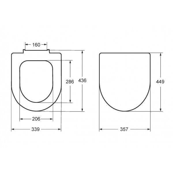 Сиденье для унитаза Roca The Gap с микролифтом белое (7.801D.1.20.1)