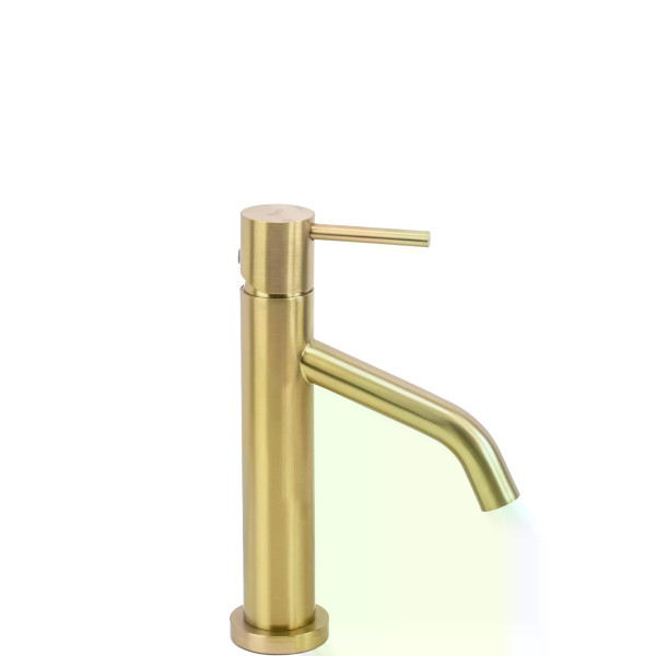 Смеситель для раковины Rea Level золото матовое (REA-B6218)