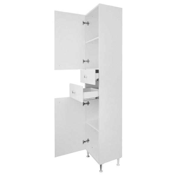 Пенал напольный Loranto Моника 36 36х180х30 левосторонний белый (CS00046816)