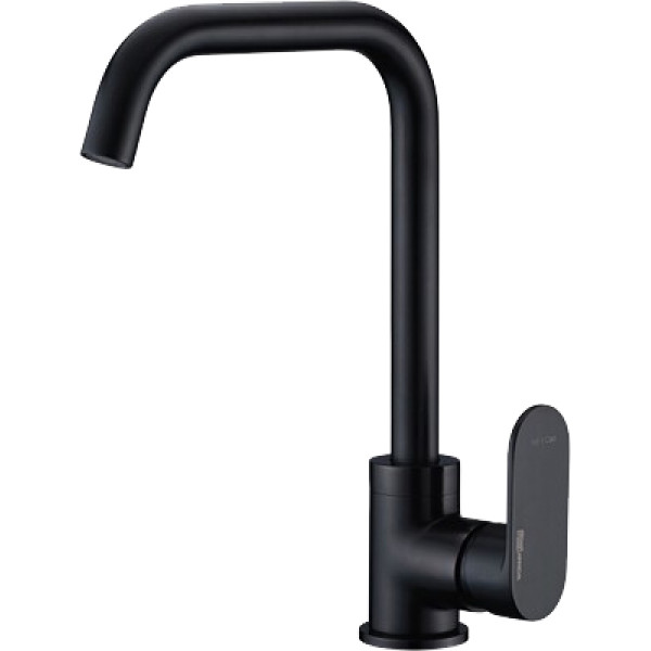 Смеситель для кухни WasserKRAFT Elbe черный матовый (7407) Смеситель для кухни WasserKRAFT Elbe черный матовый (7407)