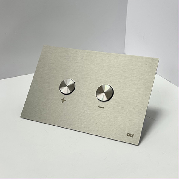 Клавиша смывная Oli Blink Никель брашированный матовый (889875 )