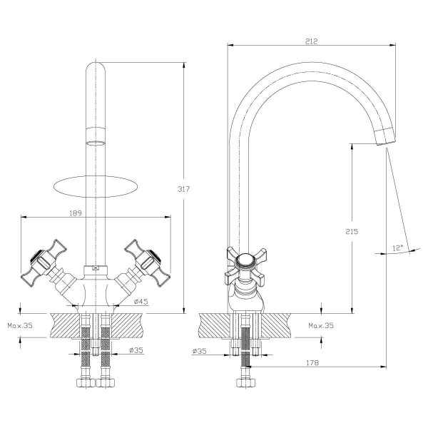 Смеситель для кухни Rossinka Z02-71 (Z02-71) Смеситель для кухни Rossinka Z02-71 (Z02-71)