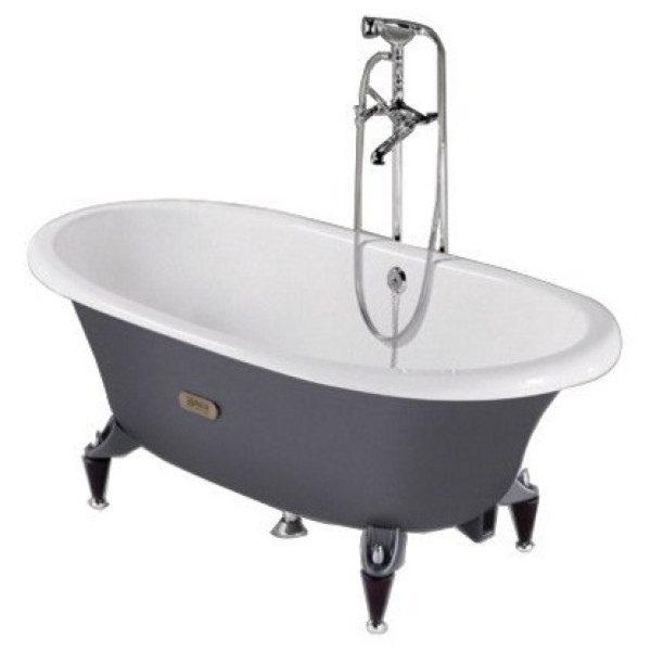 Ванна чугунная Roca Newcast 170х85 серая, c антискользящим покрытием (233650000) Ванна чугунная Roca Newcast 170х85 серая, c антискользящим покрытием (233650000)