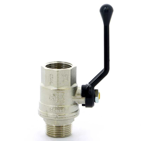 Кран Bugatti 3/4" ВН шаровый Oregon 305 (черная ручка) (03050068)