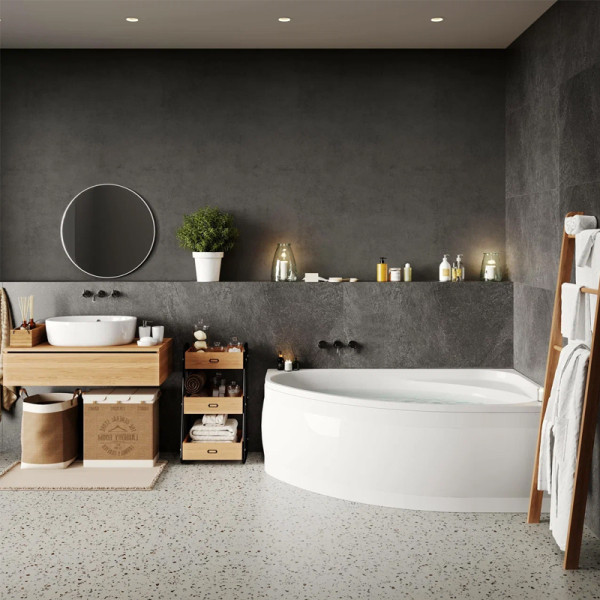 Ванна акриловая Vagnerplast Hapi 170x110x62 белая правосторонняя (VPBA170HAP3PX-04)