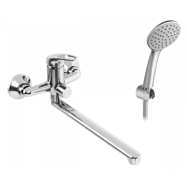 Смеситель для ванны и душа Santek Баус хром с душевым гарнитуром (WH5A12010C001) Смеситель для ванны и душа Santek Баус хром с душевым гарнитуром (WH5A12010C001)