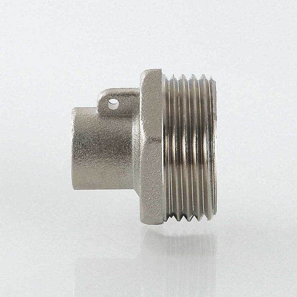 Переходник для подключения датчика температуры М10*3/4"Н Valtec (никель) (VTr.424.N.M005) Переходник для подключения датчика температуры М10*3/4"Н Valtec (никель) (VTr.424.N.M005)