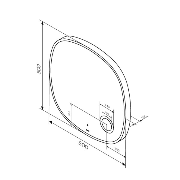 Зеркало AM.PM Func настенное с контурной LED-подсветкой, ИК сенсором и косметическим Зеркало AM.PM (M8FMOX0803SA) Зеркало AM.PM Func настенное с контурной LED-подсветкой, ИК сенсором и косметическим Зеркало AM.PM (M8FMOX0803SA)
