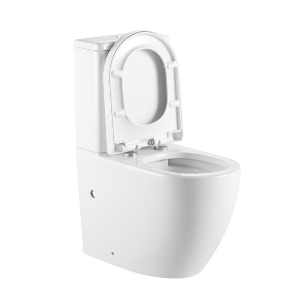 Унитаз-компакт Triton Corso 365*685*835 (белый, с сиденьем микролифт)