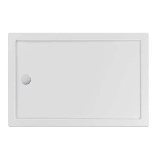 Душевой поддон Melodia Square 120х80х13 белый, слив 90 мм (MTYSQ12080Wt)