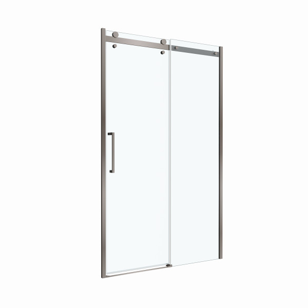 Душевая дверь BelBagno Marino 130x195 стекло прозрачное, профиль оружейная сталь матовая (MARINO-2-BF-1-130-C-GM)