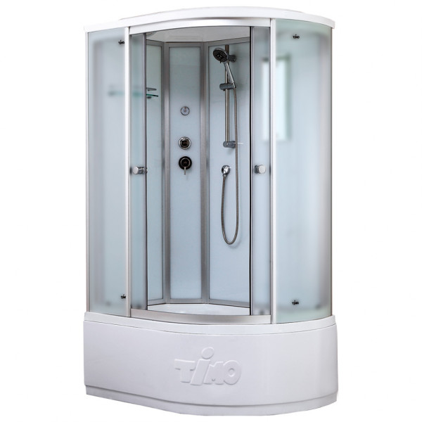 Душевая кабина Timo T-6620 Silver Fabric L 120x85x220 стекло матовое, профиль хром (T-6620 S F L) Душевая кабина Timo T-6620 Silver Fabric L 120x85x220 стекло матовое, профиль хром (T-6620 S F L)