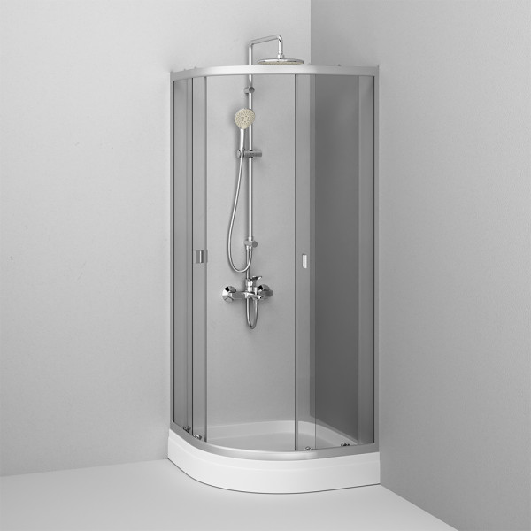 Душевой уголок AM.PM X-Joy 80x80 стекло прозрачное, профиль хром (W88G-205-080MT64)