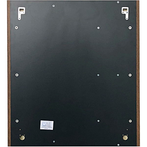 Шкаф зеркальный Comforty Порто 750x145x800 дуб темно-коричневый (00-00009231)