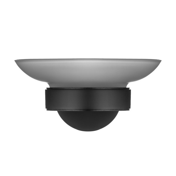 Мыльница подвесная с держателем Swedbe Attribut черный (9814B)