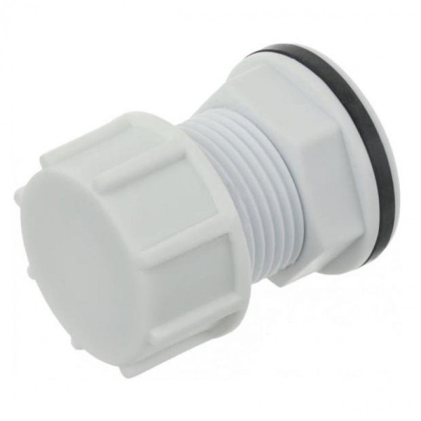 Соединение прямое для резервуара STL 1" с заглушкой пластик (66504) Соединение прямое для резервуара STL 1" с заглушкой пластик (66504)