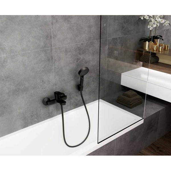 Смеситель для ванны и душа Hansgrohe Vernis Bl черный (71440670)