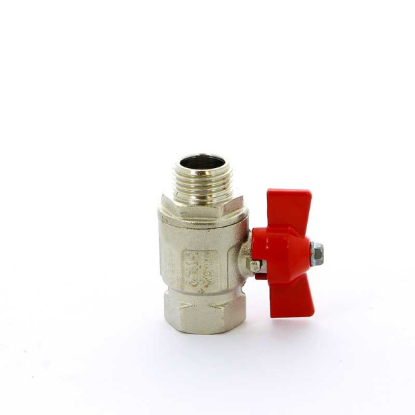 Кран Itap 1/2" ВН шаровый Ideal (красная бабочка) (0930012) Кран Itap 1/2" ВН шаровый Ideal (красная бабочка) (0930012)