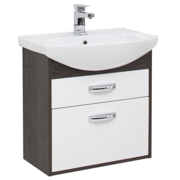 Тумба под раковину Aquanet Грейс 65 314х604х600 2 ящика, дуб кантенбери/белый (198378) Тумба под раковину Aquanet Грейс 65 314х604х600 2 ящика, дуб кантенбери/белый (198378)