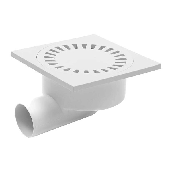 Трап MCH для пола с боковым сливом DN50/95 пластик 150x150