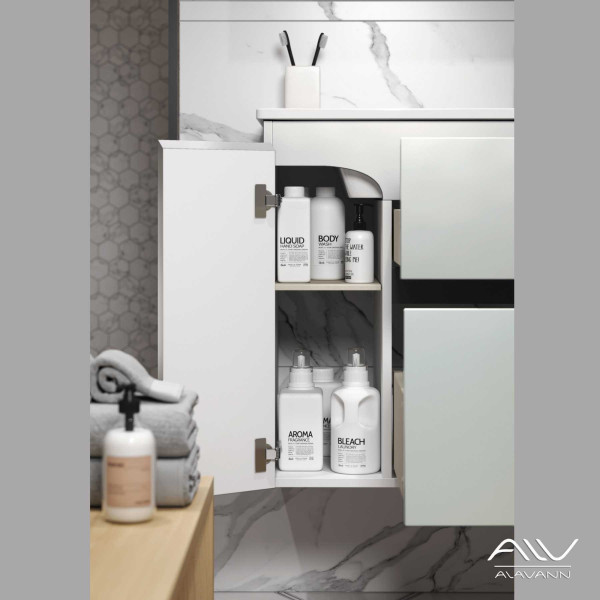 Тумба подвесная Alavann Eva 100 (белая)