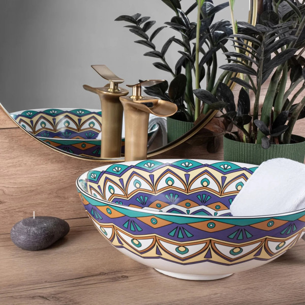 Раковина накладная REA Aztec 40x40x14 (REA-U7501)