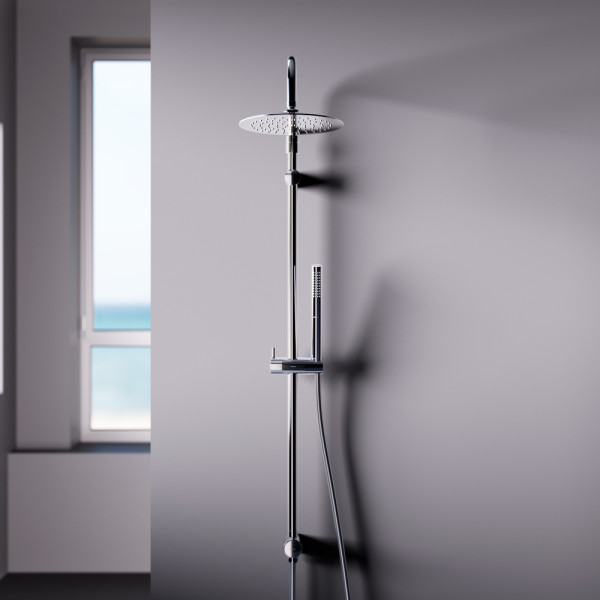 Душевой гарнитур Damixa Scandinavian Pure верх.душ 250 мм, ручн.душ 1 ф, штанга 1050-1450, хром (936000000) Душевой гарнитур Damixa Scandinavian Pure верх.душ 250 мм, ручн.душ 1 ф, штанга 1050-1450, хром (936000000)