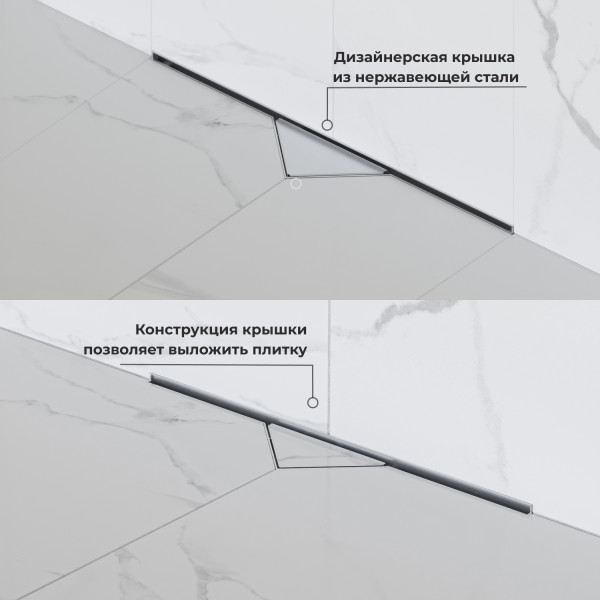 Душевой трап RGW SDR 660 хром (21216000-011)