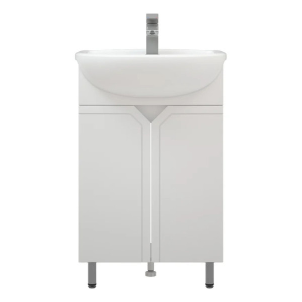 Тумба напольная Melodia Бета 65 (Элеганс 65) 2 двери белая (MFR80155WT)