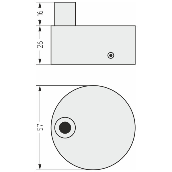 Короб скрытого подключения Стилье матовый белый (30100-0500)