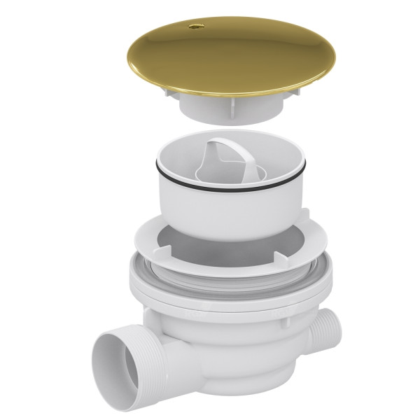 Сифон для душевых поддонов RGW Velplex QYD-01 золото (18241101-06) Сифон для душевых поддонов RGW Velplex QYD-01 золото (18241101-06)